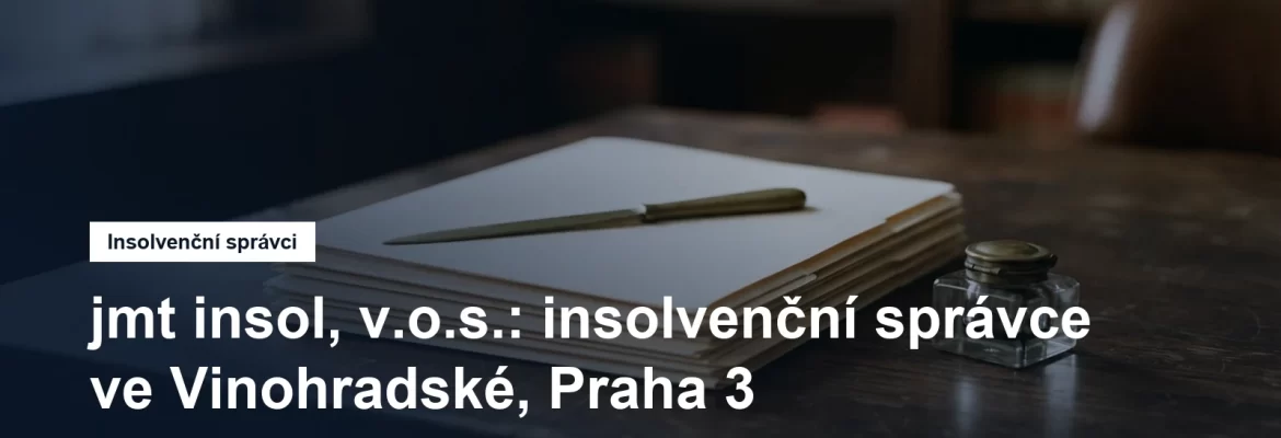 Sídlo insolvenčního správce jmt insol ve Vinohradské na Praze 3