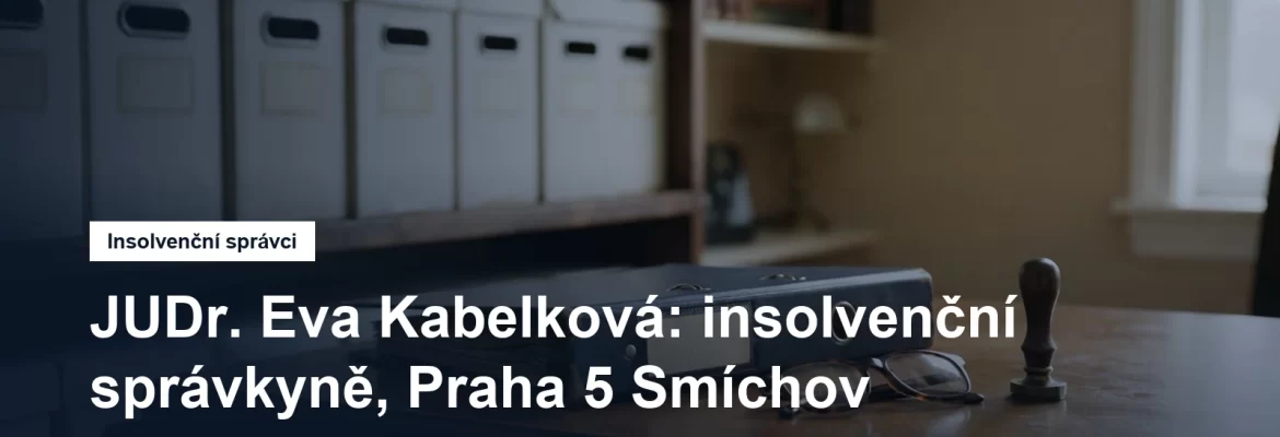 Sídlo insolvenční správkyně JUDr. Evy Kabelkové v Holečkově ulici na Praze 5