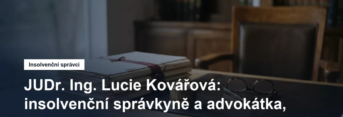 Sídlo insolvenční správkyně JUDr. Ing. Lucie Kovářové na Podolském nábřeží v Praze 4