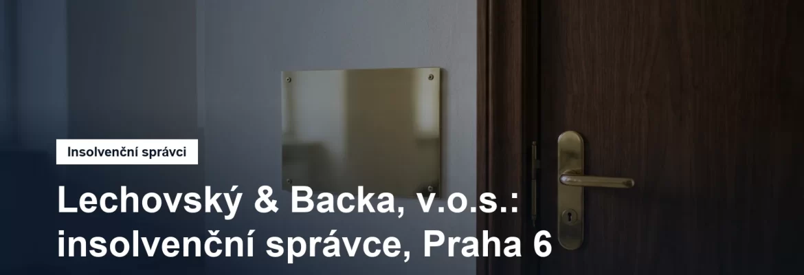 Sídlo insolvenčního správce Lechovský a Backa v Hládkově ve Střešovicích na Praze 6