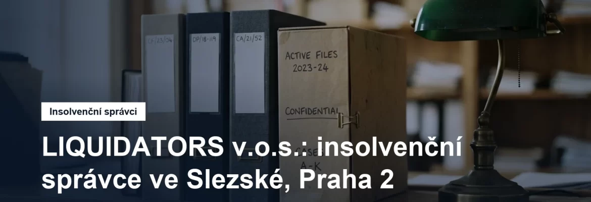 Sídlo insolvenčního správce LIQUIDATORS ve Slezské na Vinohradech v Praze 2