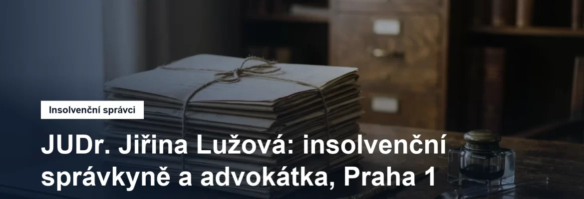 Sídlo insolvenční správkyně JUDr. Jiřiny Lužové v Dušní ulici na Praze 1