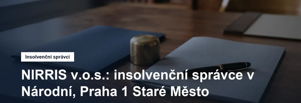 Sídlo insolvenčního správce NIRRIS v Národní na Starém Městě v Praze 1
