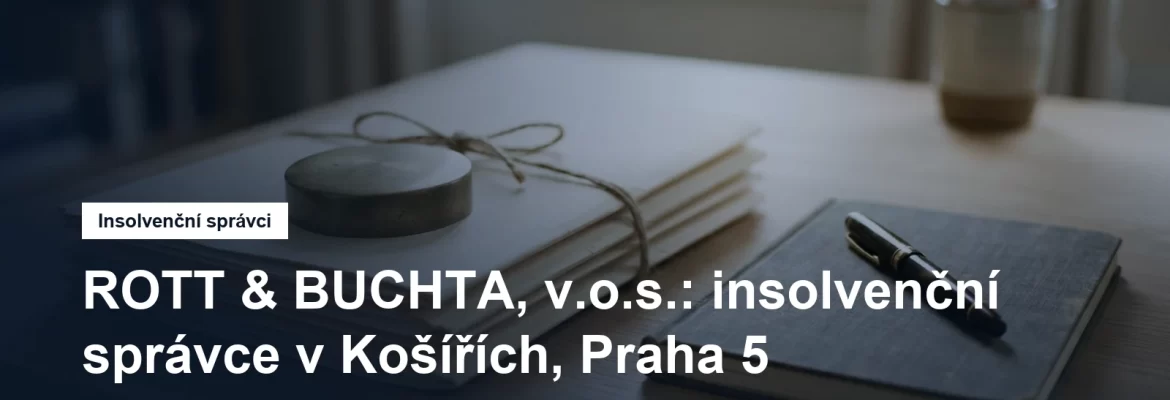 Sídlo insolvenčního správce ROTT a BUCHTA v Musílkově v Košířích na Praze 5