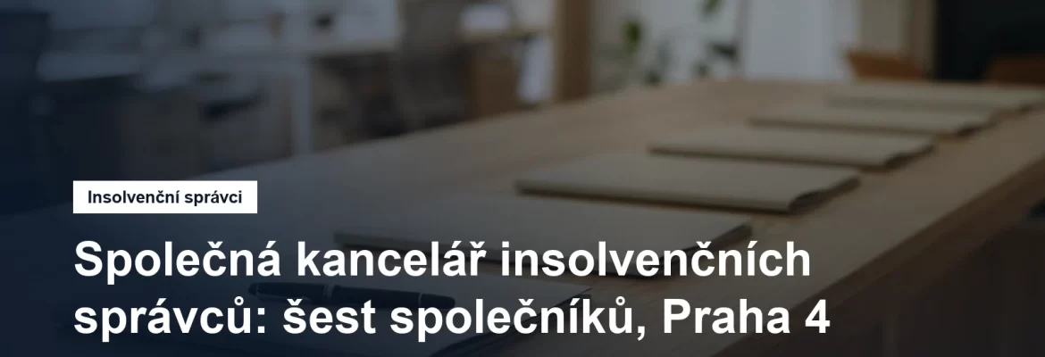 Sídlo Společné kanceláře insolvenčních správců v ulici V luhu v Nuslích na Praze 4