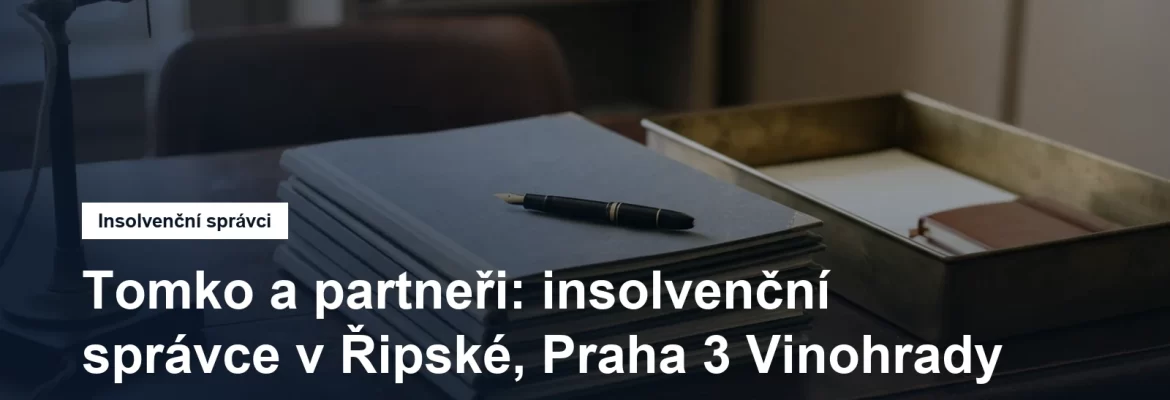 Sídlo insolvenčního správce Tomko a partneři v Řipské na Vinohradech