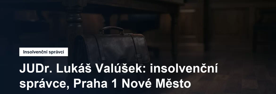 Sídlo insolvenčního správce JUDr. Lukáše Valúška na Národní na Praze 1