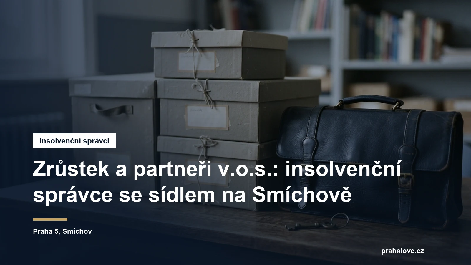 Sídlo insolvenčního správce Zrůstek a partneři na Arbesově náměstí na Smíchově v Praze 5