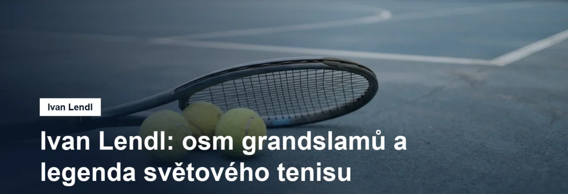 Tenisová raketa a míčky na tvrdém kurtu