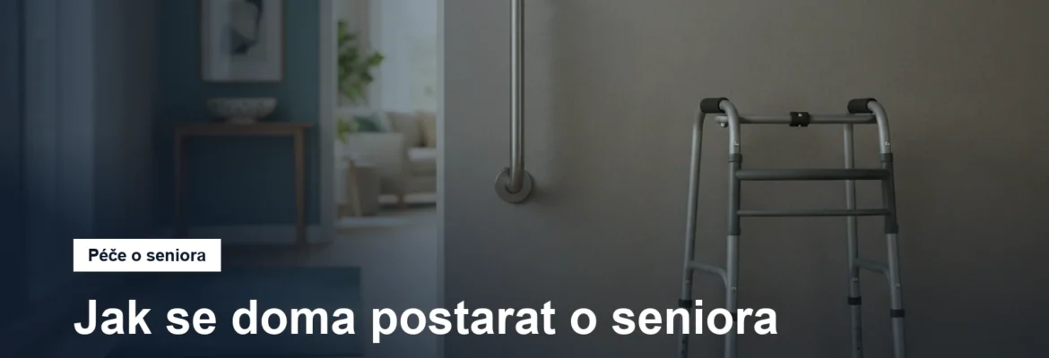 Madlo u zdi a chodítko ve světlé domácnosti