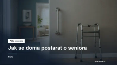Madlo u zdi a chodítko ve světlé domácnosti