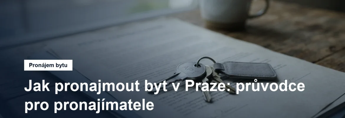 Klíče od bytu a nájemní smlouva na stole
