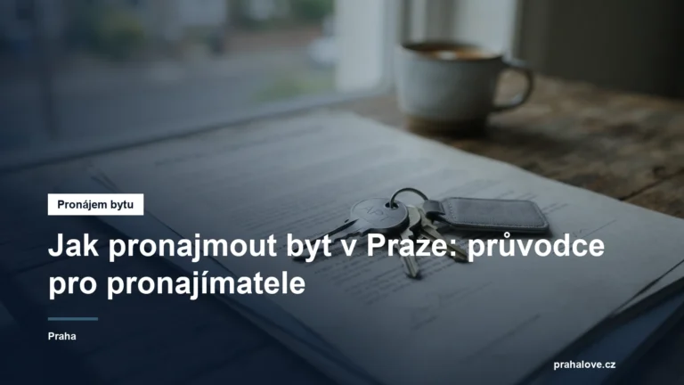 Klíče od bytu a nájemní smlouva na stole