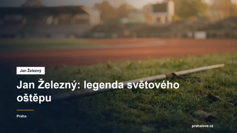 Oštěp položený na atletickém stadionu