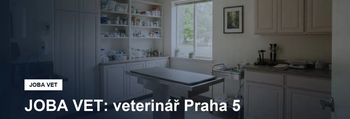 Veterinární ordinace s vyšetřovacím stolem