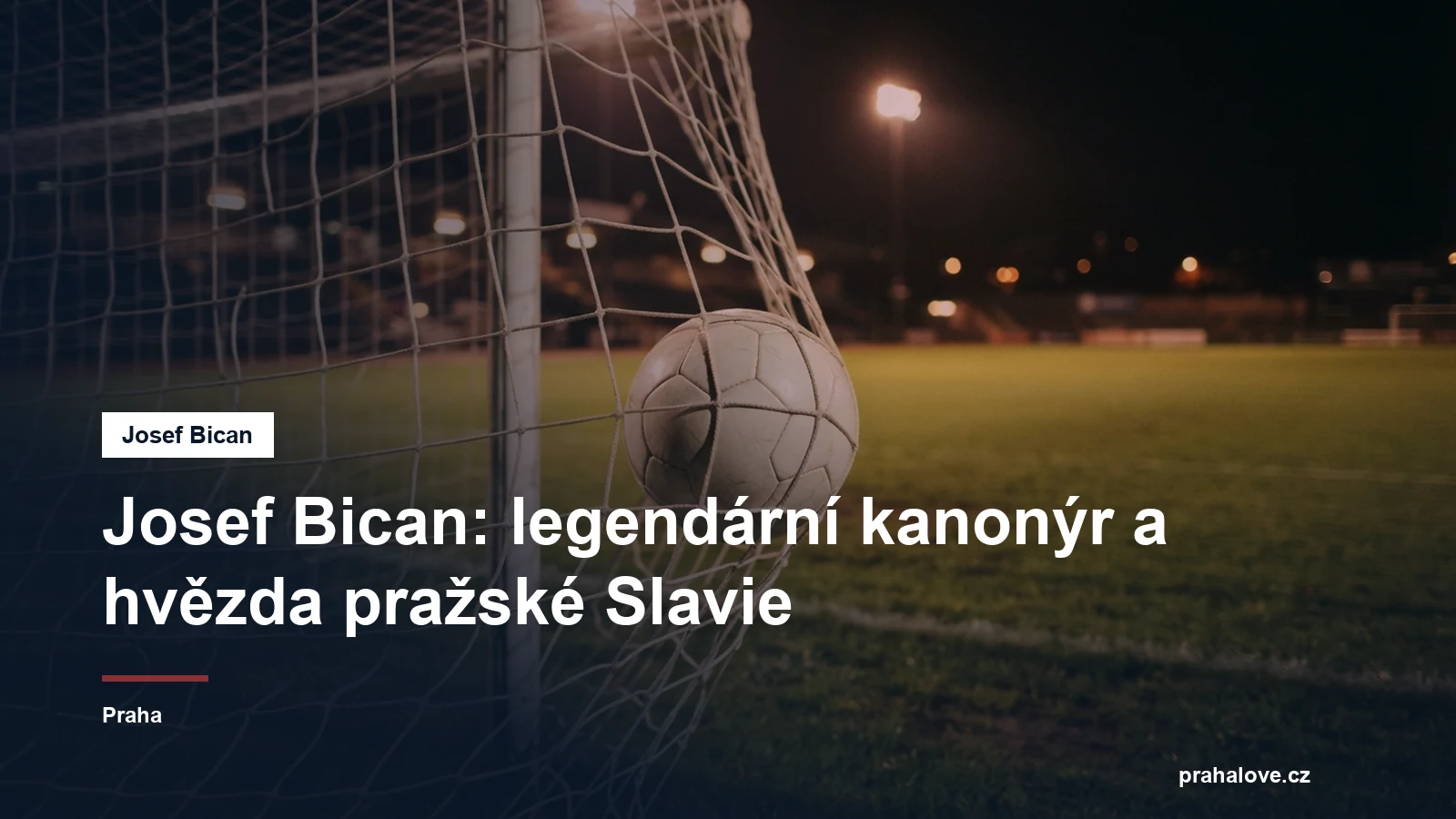 Míč v síti brány za osvětlení