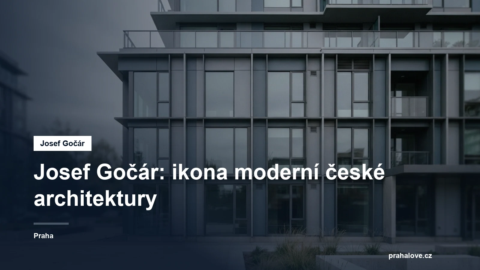 Geometrická fasáda moderní budovy