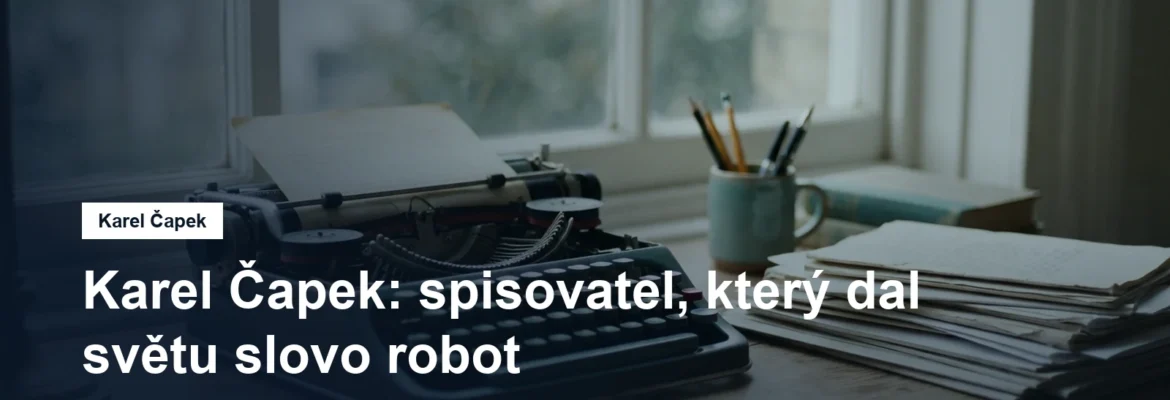Psací stroj a papíry na pracovním stole