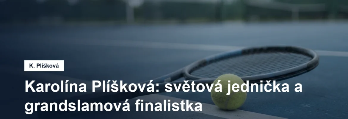 Tenisová raketa a míček na tvrdém kurtu