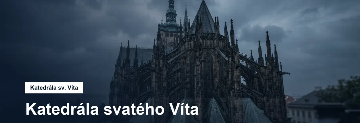 Gotické věže katedrály svatého Víta