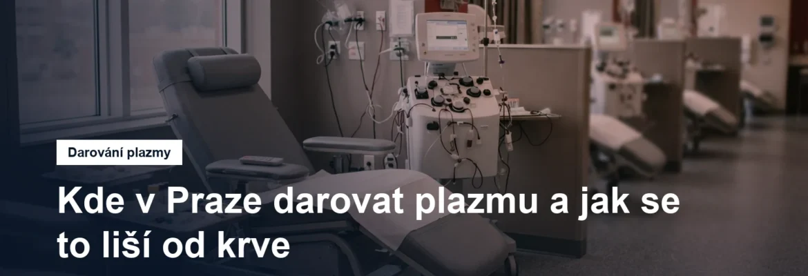 Odběrové křeslo a přístroj na oddělení plazmy