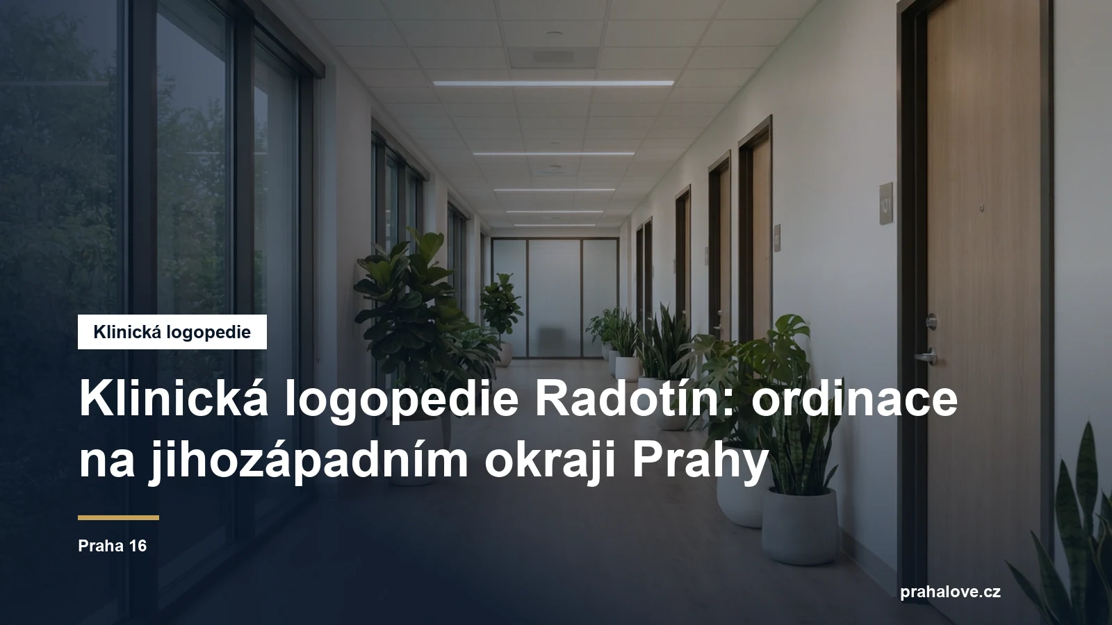 Ordinace klinické logopedie v Praze, Praha 16