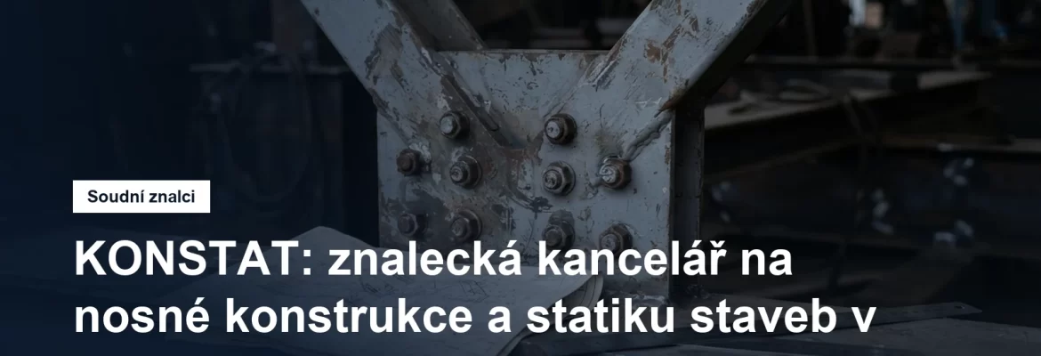Znalecká kancelář KONSTAT, nosné konstrukce a statika staveb, Dejvice na Praze 6
