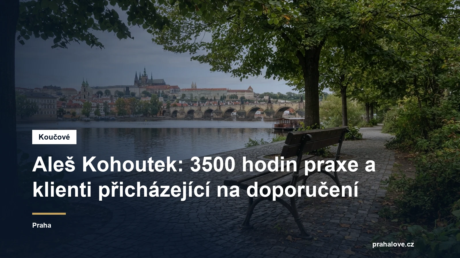 Prostředí pro koučovací setkání v Praze, Aleš Kohoutek