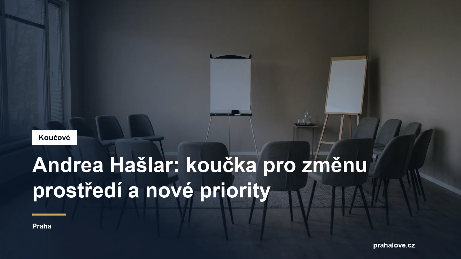 Prostředí pro koučovací setkání v Praze, Andrea Hašlar