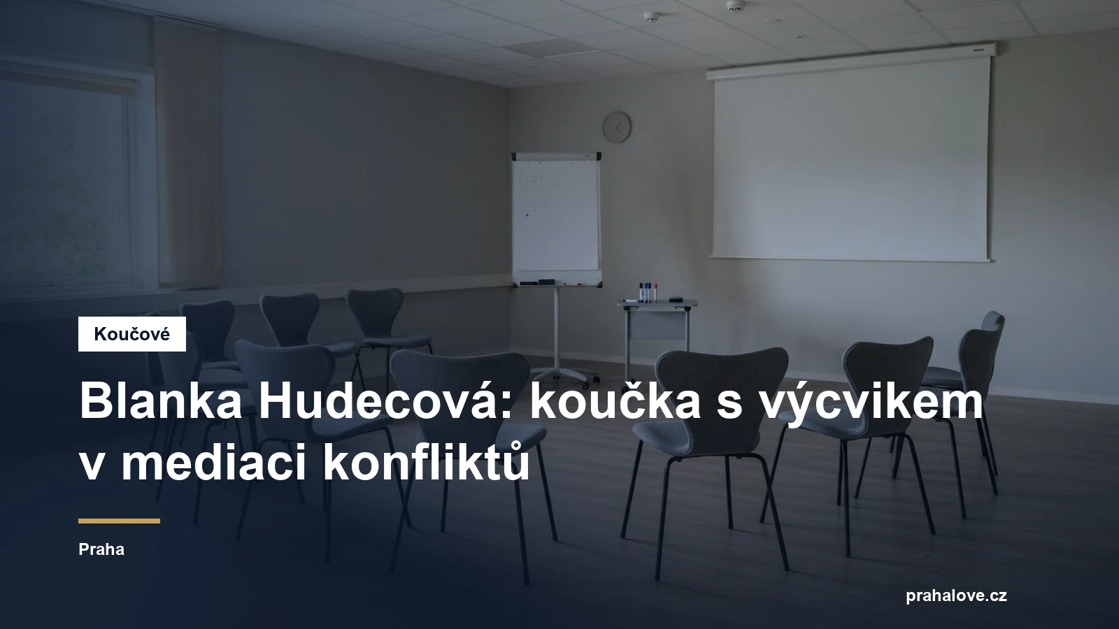 Prostředí pro koučovací setkání v Praze, Mgr. Blanka Hudecová