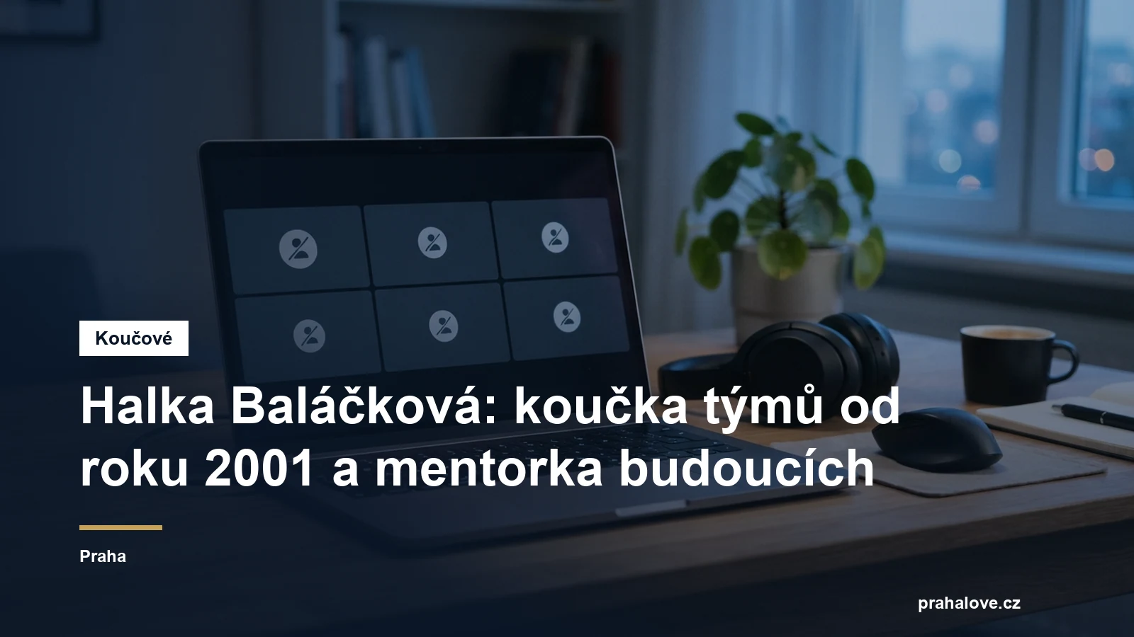Prostředí pro koučovací setkání v Praze, Ing. Halka Baláčková