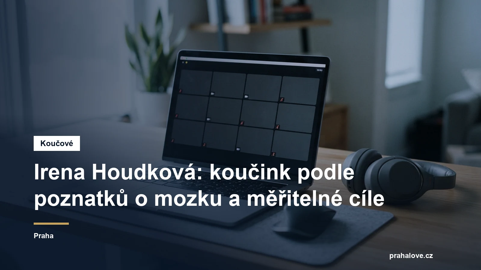Prostředí pro koučovací setkání v Praze, Mgr. Irena Houdková