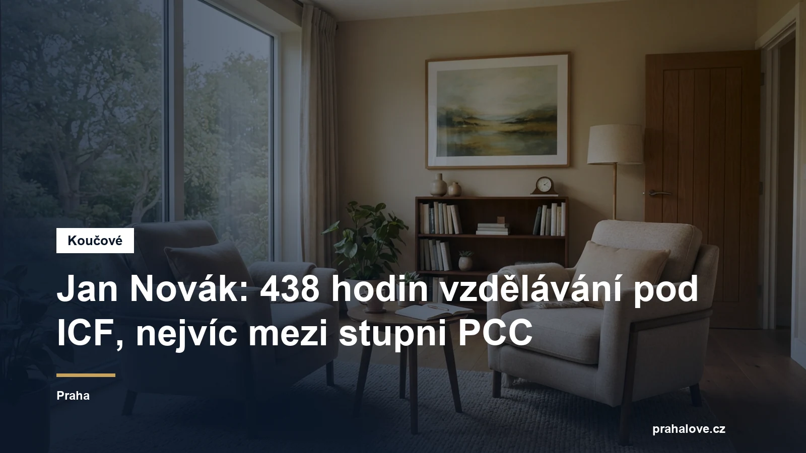 Prostředí pro koučovací setkání v Praze, Ing. Jan Novák