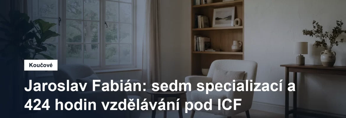 Prostředí pro koučovací setkání v Praze, Ing. Jaroslav Fabián