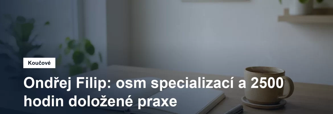 Prostředí pro koučovací setkání v Praze, Ondřej Filip