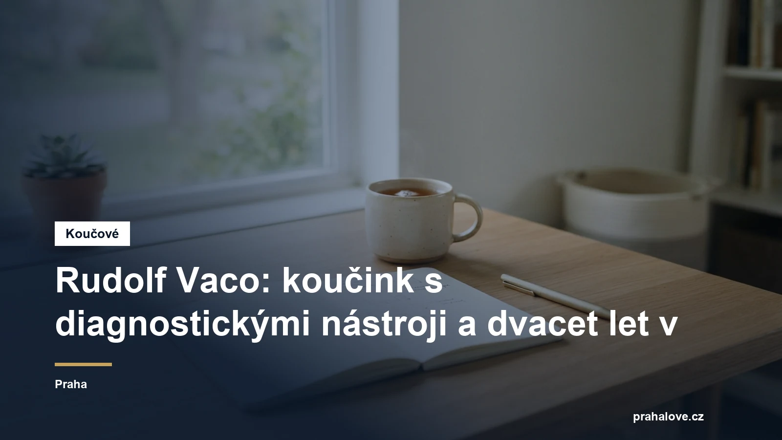 Prostředí pro koučovací setkání v Praze, Ing. Rudolf Vaco