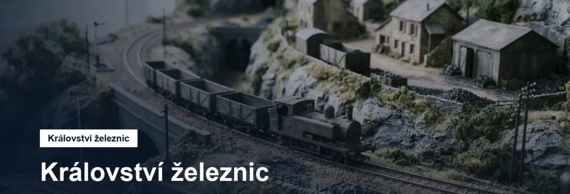 Modelové kolejiště s vláčky a městem