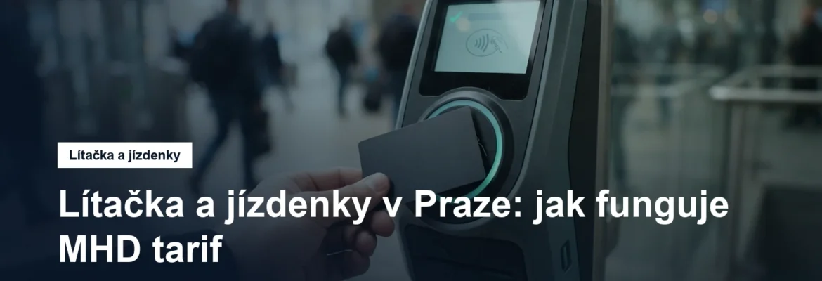Odbavovací terminál a čipová karta u vstupu