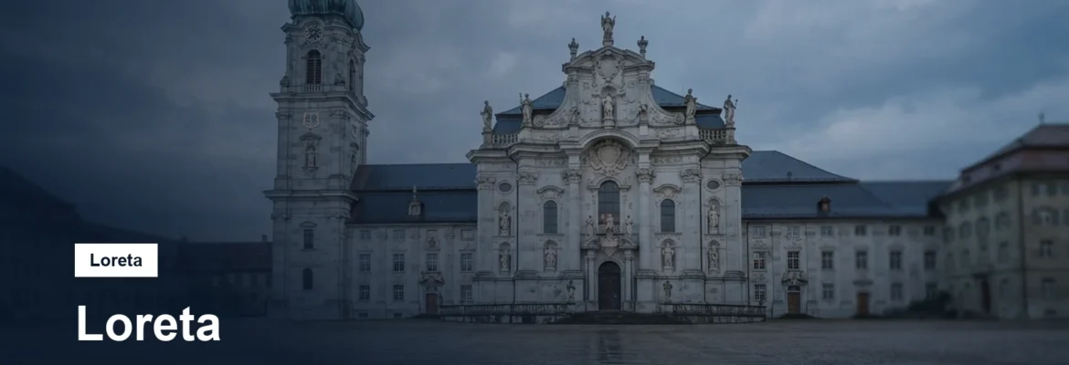 Barokní poutní místo s věží se zvonkohrou