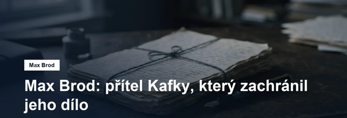 Svazek rukopisů a pero na psacím stole