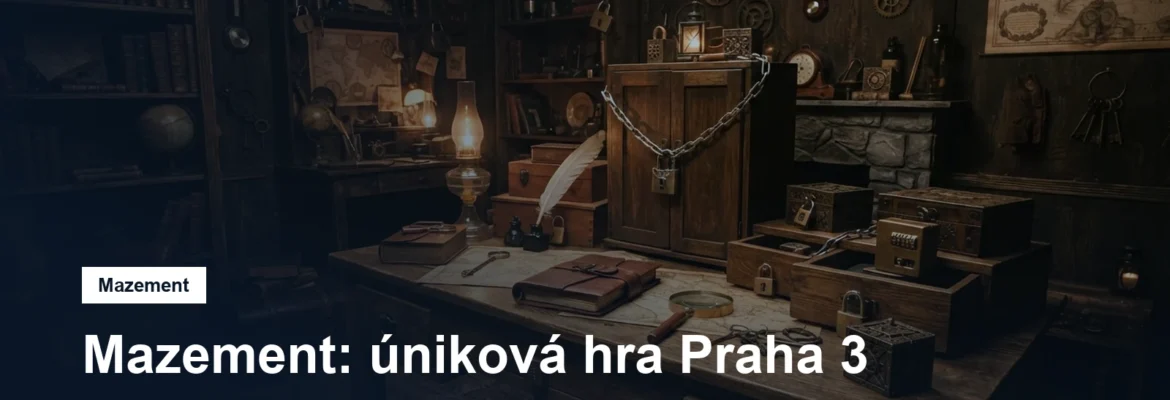 Interiér únikové hry se zámky a starým nábytkem