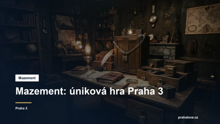 Interiér únikové hry se zámky a starým nábytkem