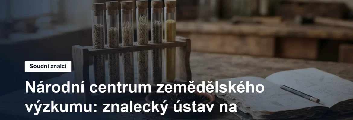 Národní centrum zemědělského a potravinářského výzkumu, znalecký ústav pro zemědělský provoz, Ruzyně na Praze 6