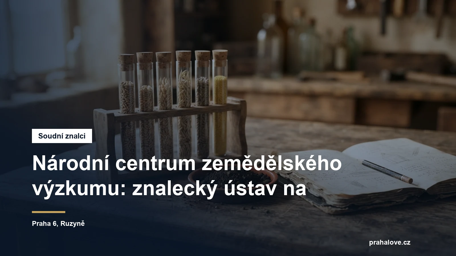 Národní centrum zemědělského a potravinářského výzkumu, znalecký ústav pro zemědělský provoz, Ruzyně na Praze 6
