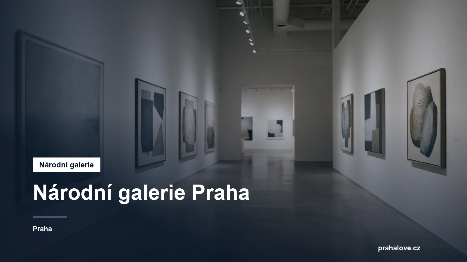 Galerijní sál s obrazy