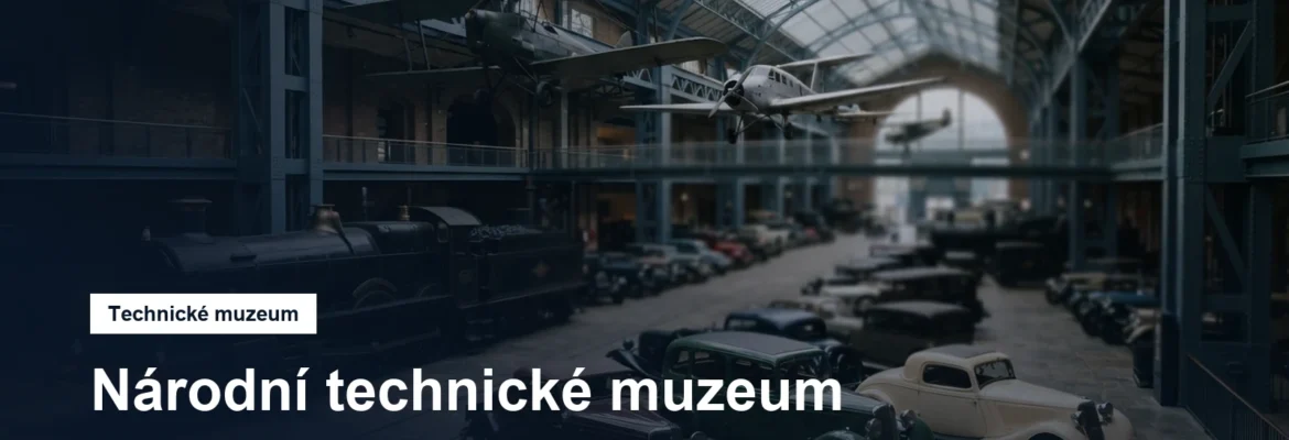 Dopravní hala s letadly a lokomotivami