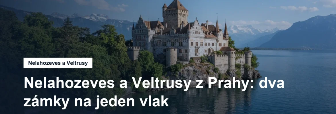 Renesanční zámek na skalnatém návrší nad řekou