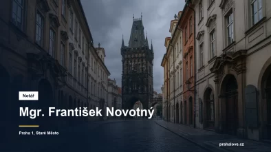 Mgr. František Novotný, notář pro obvod Prahy 4