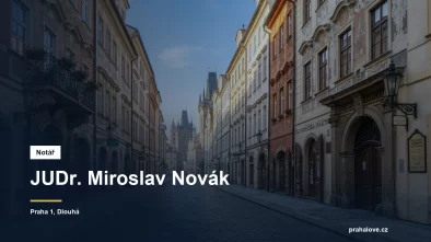 JUDr. Miroslav Novák, notář Praha 1