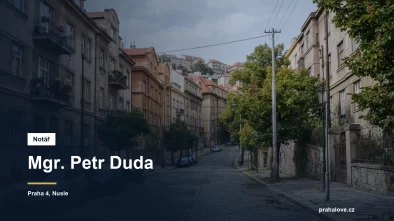 Mgr. Petr Duda, notář pro obvod Prahy 4